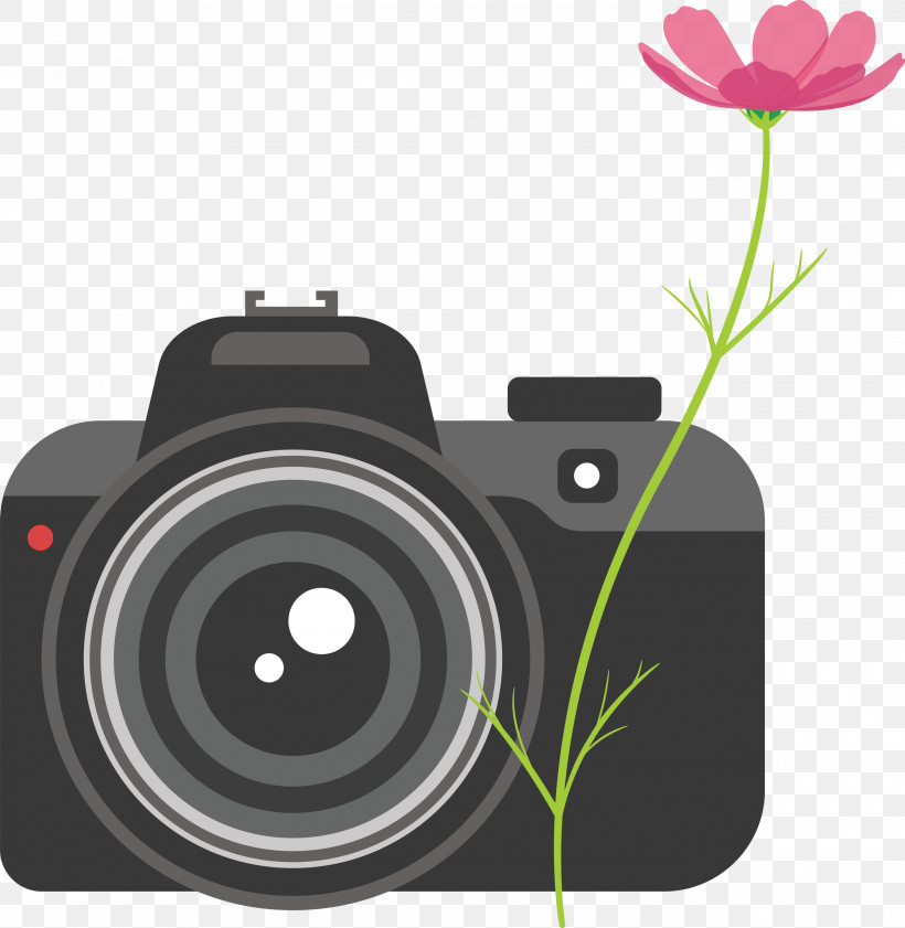 Camera Flower, PNG, 2925x3000px, Camera, Artists Portfolio, Camera Lens, Digital Camera, Flower Download Free