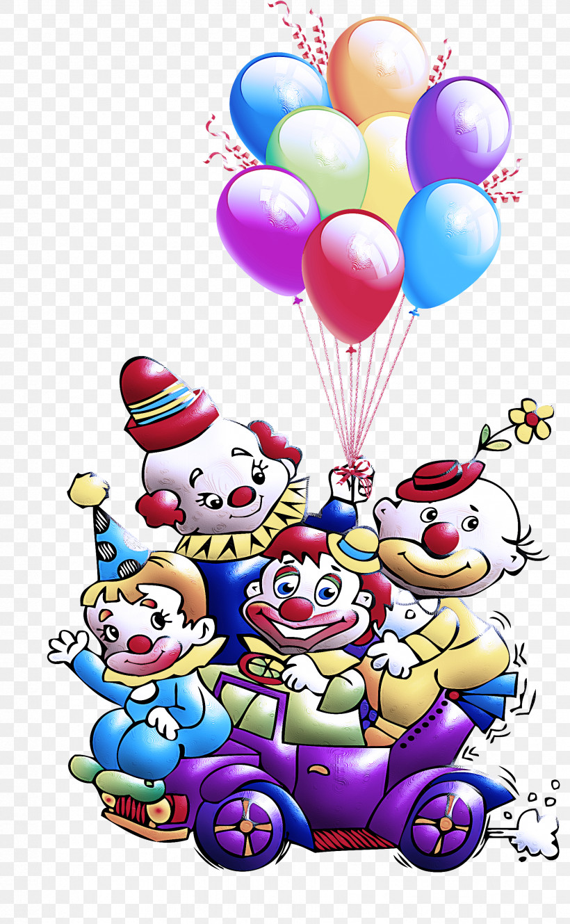 Carnival, PNG, 1851x3000px, Clown, Balloon, Carnival, Character, Circus Download Free