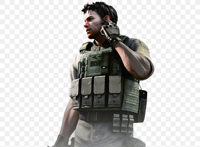 Chris Redfield Resident Evil 5 Resident Evil: Revelations Resident Evil 6 Resident Evil 7: Biohazard, PNG, 471x604px, Chris Redfield, Army, Bsaa, Capcom, Jill Valentine Download Free