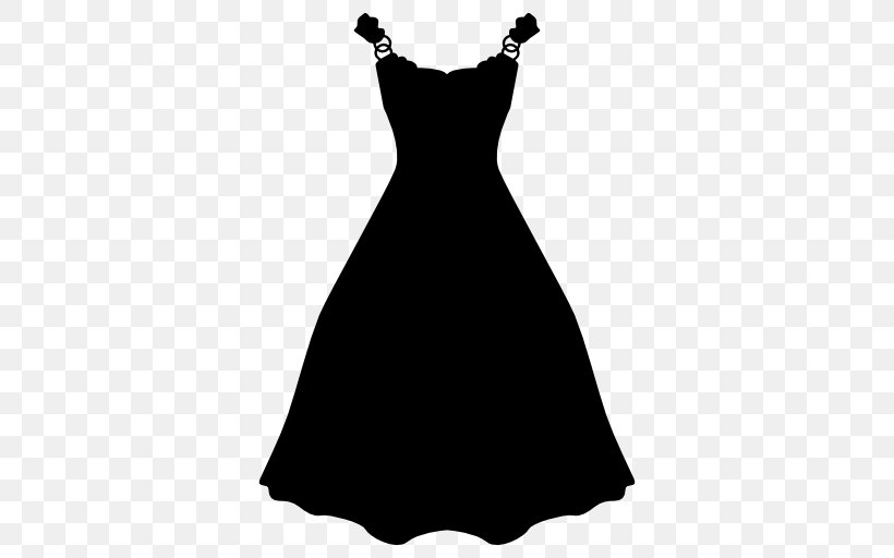 Wedding Dress Clothing T-shirt Fashion, PNG, 512x512px, Dress, Black, Black And White, Bride, Clothing Download Free