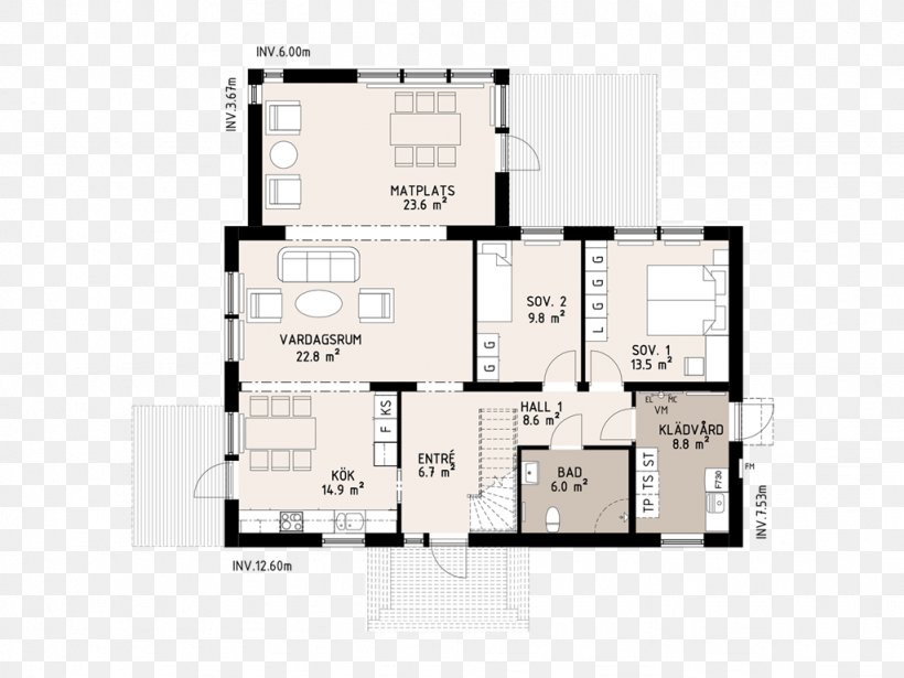 Floor Plan SmålandsVillan Nybro Municipality House, PNG, 1024x768px, Floor Plan, Architecture, Area, Arealberegning Av Bygninger, Elevation Download Free