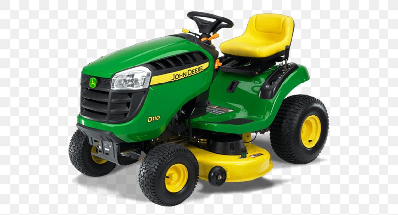 John Deere D110 Lawn Mowers Riding Mower Tractor, PNG, 616x443px, John Deere, Agricultural Machinery, Architectural Engineering, Briggs Stratton, Hardware Download Free