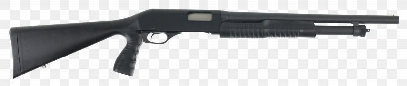 Trigger 20-gauge Shotgun Firearm Pump Action, PNG, 5370x1152px, Watercolor, Cartoon, Flower, Frame, Heart Download Free