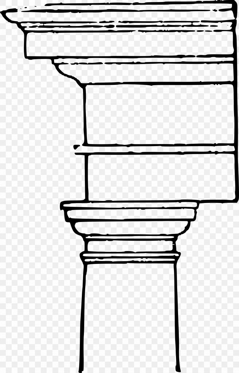 Tuscan Order Capital Classical Order Clip Art, PNG, 1538x2400px, Tuscan Order, Ancient Roman Architecture, Architecture, Area, Black And White Download Free