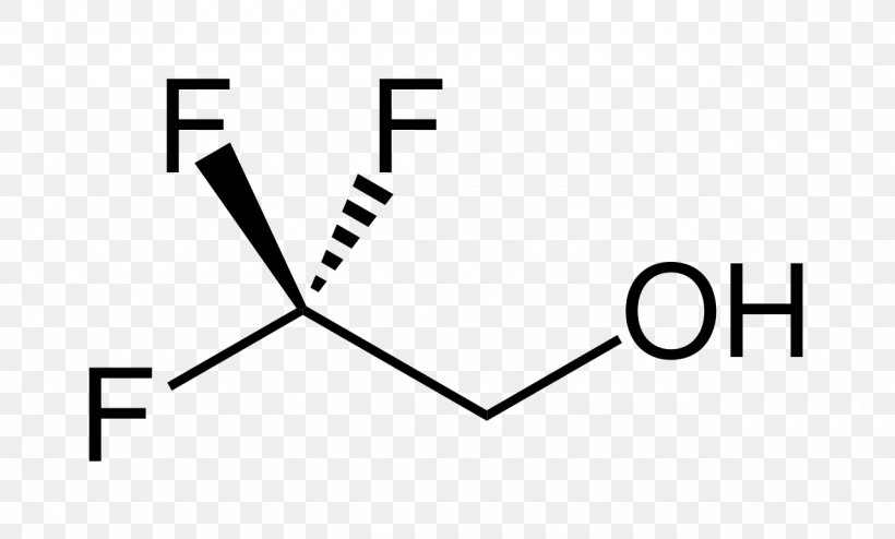 2,2,2-Trifluoroethanol Organic Compound Chemical Compound Structural Formula Molecule, PNG, 1280x772px, Organic Compound, Acid, Area, Black, Black And White Download Free
