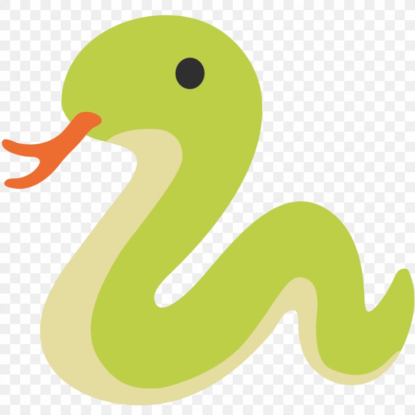 Emoji Snake Emoticon Text Messaging, PNG, 1024x1024px, Emoji, Android, Beak, Bird, Ducks Geese And Swans Download Free