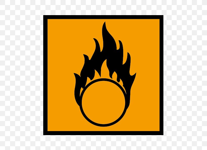 Oxidizing Agent Sign Hazard Symbol Label, PNG, 595x595px, Oxidizing
