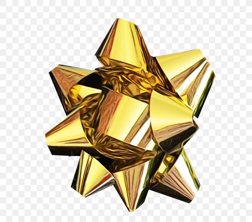 Yellow Star Gold Metal, PNG, 767x720px, Watercolor, Gold, Metal, Paint, Star Download Free