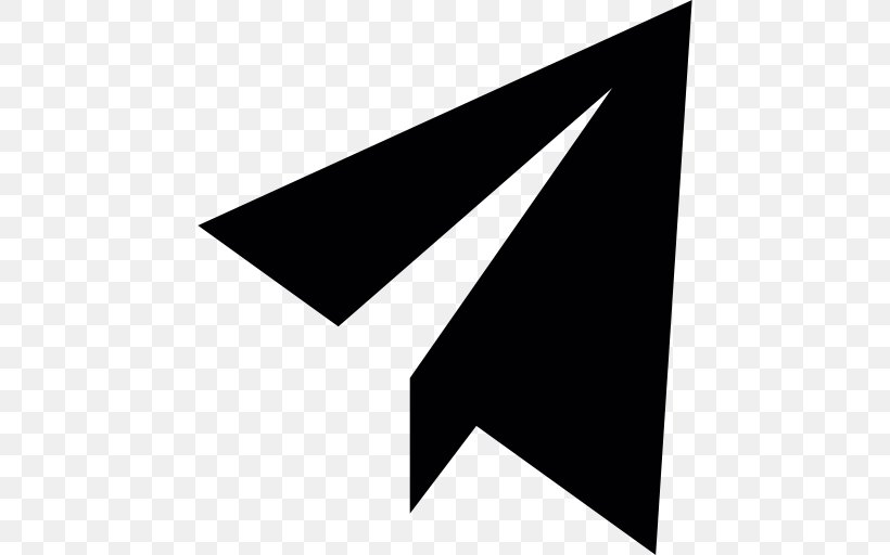 Airplane Paper Plane, PNG, 512x512px, Airplane, Black, Black And White, Brand, Icon Design Download Free