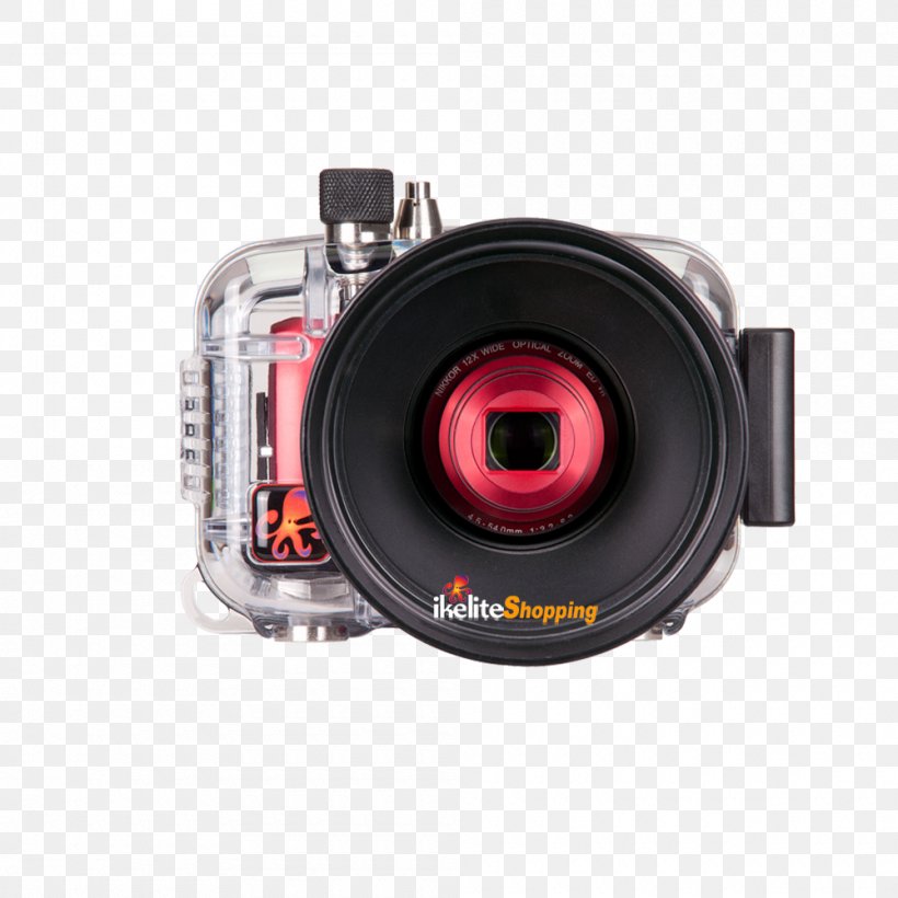 Camera Lens Nikon COOLPIX S6800 Underwater Photography Point-and-shoot Camera, PNG, 1000x1000px, Camera Lens, Camera, Camera Accessory, Camera Flashes, Cameras Optics Download Free
