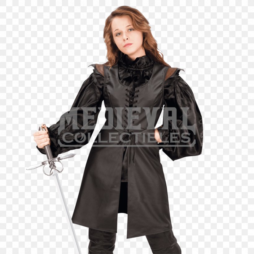 Middle Ages Jerkin Tunic Clothing Jacket, PNG, 850x850px, Middle Ages, Clothing, Coat, Costume, English Medieval Clothing Download Free