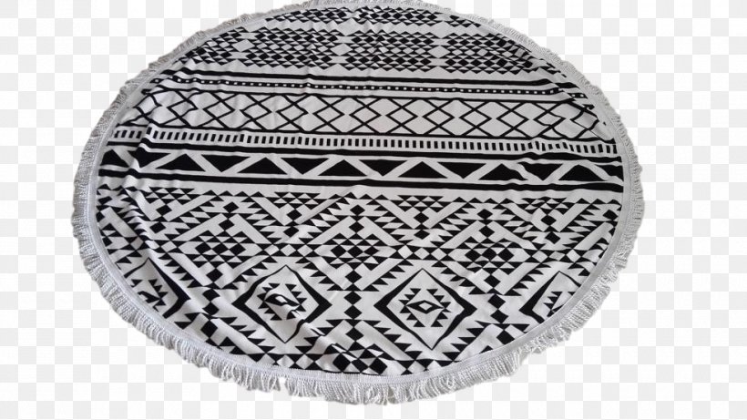 SODIAL Summer Large Microfiber Printed Round Beach Towels With Tassel Circle Beach Towel(Black) Headgear Mandala, PNG, 980x552px, Towel, Beach, Headgear, Hippie, Mandala Download Free