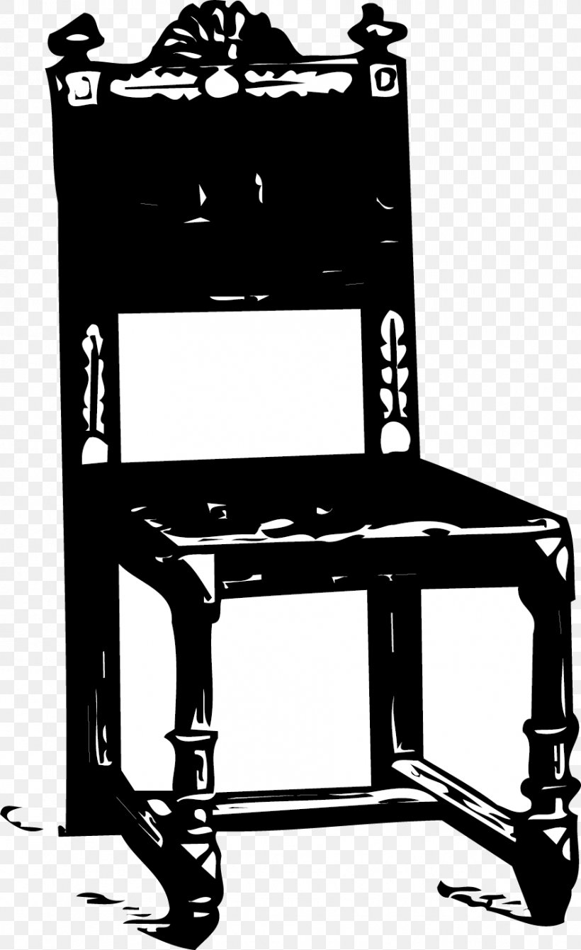 Chair Clip Art, PNG, 886x1449px, Chair, Baroque, Black, Black And White, Furniture Download Free