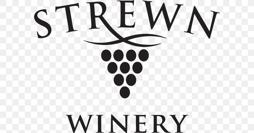 Strewn Winery Logo Brand, PNG, 600x429px, Strewn Winery, Animal, Black, Black And White, Black M Download Free