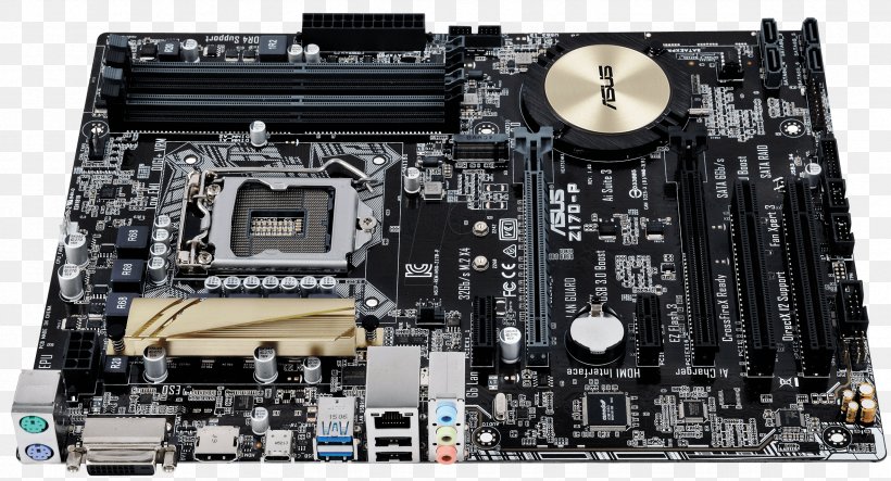 Z170 Premium Motherboard Z170-DELUXE Intel LGA 1151 CPU Socket, PNG, 2362x1278px, Z170 Premium Motherboard Z170deluxe, Asus, Atx, Central Processing Unit, Chipset Download Free