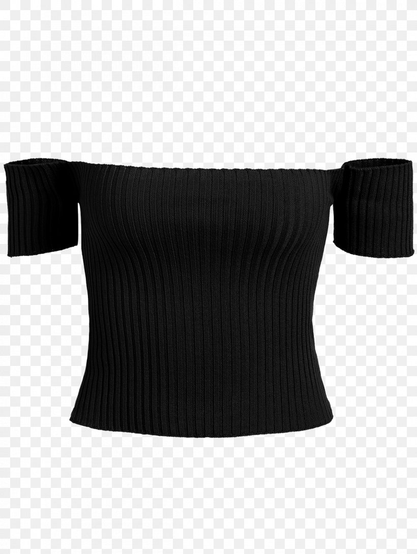 T-shirt Crop Top Sleeve Sweater, PNG, 1200x1596px, Tshirt, Bag, Black, Blouse, Clothing Download Free