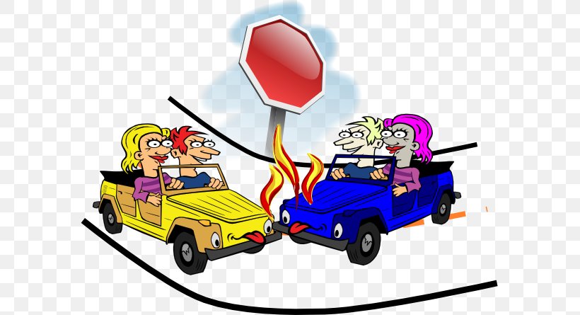 Traffic Collision Accident Cartoon Clip Art, PNG, 594x445px, Traffic Collision, Accident, Automotive Design, Car, Cartoon Download Free