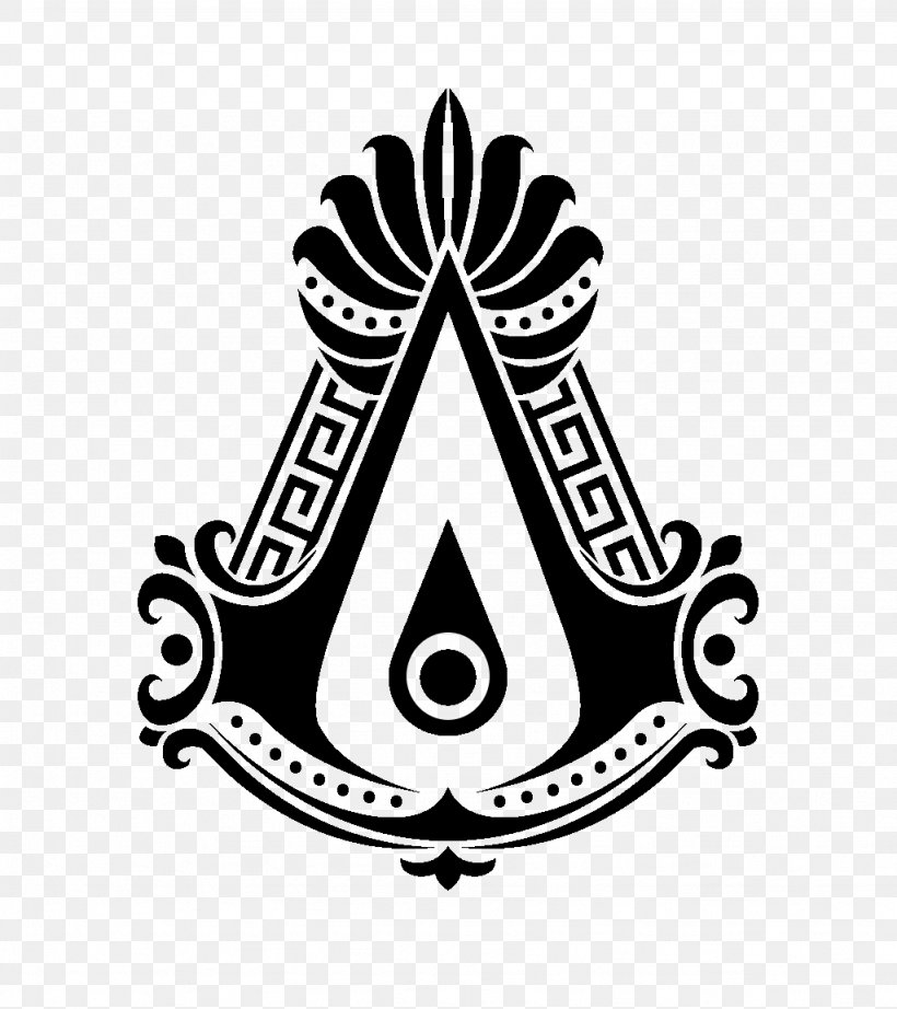 Assassin's Creed: Origins Assassin's Creed IV: Black Flag Assassin's Creed III Assassin's Creed Unity Assassin's Creed: Revelations, PNG, 1024x1152px, Assassins, Black And White, Brand, Logo, Monochrome Download Free