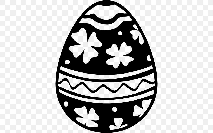 Easter Egg, PNG, 512x512px, Easter, Black And White, Easter Egg, Egg, Food Download Free