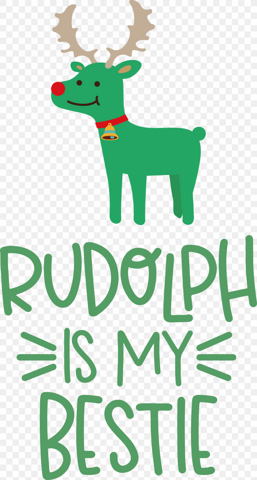 Rudolph Is My Bestie Rudolph Deer, PNG, 1608x3000px, Rudolph Is My Bestie, Animal Figurine, Cartoon, Christmas, Deer Download Free