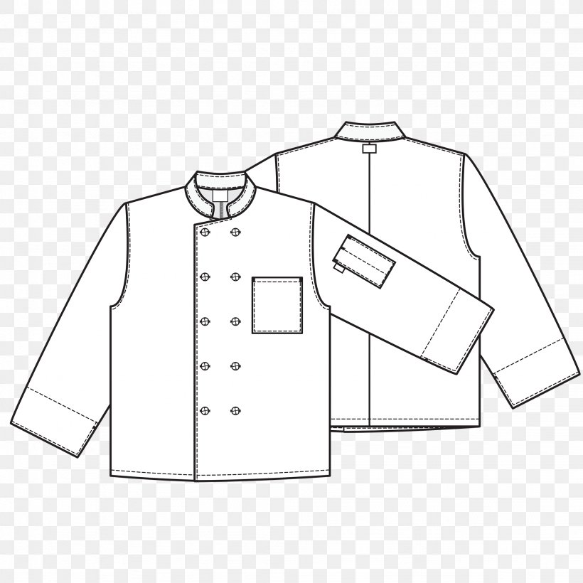 Shirt Uniform Sleeve Clothing Coat, PNG, 2048x2048px, Shirt, Area, Artwork, Black And White, Blouse Download Free