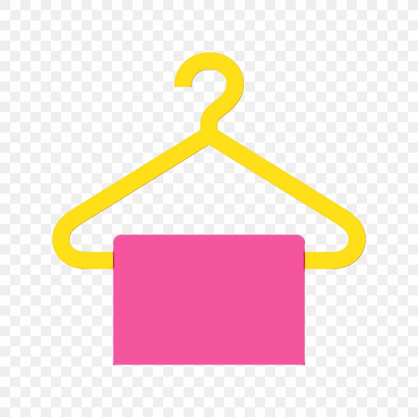 Yellow Pink Clothes Hanger Logo Clip Art, PNG, 1600x1600px, Watercolor, Clothes Hanger, Logo, Paint, Pink Download Free