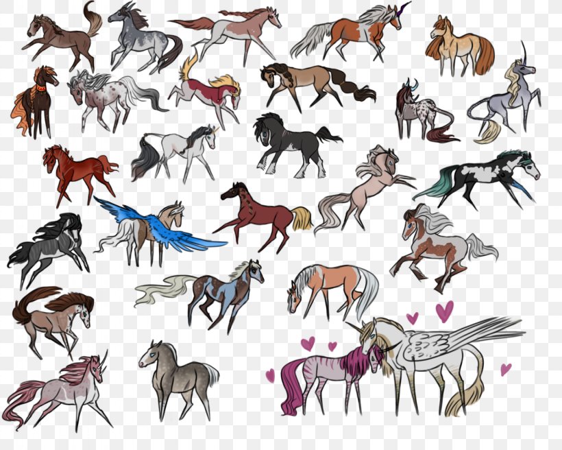 Deer Horse Carnivora Animal Clip Art, PNG, 1280x1025px, Watercolor, Cartoon, Flower, Frame, Heart Download Free