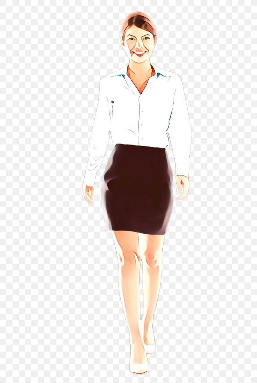 Clothing White Pencil Skirt Uniform Standing, PNG, 820x1220px, Clothing, Dress, Fashion, Formal Wear, Neck Download Free