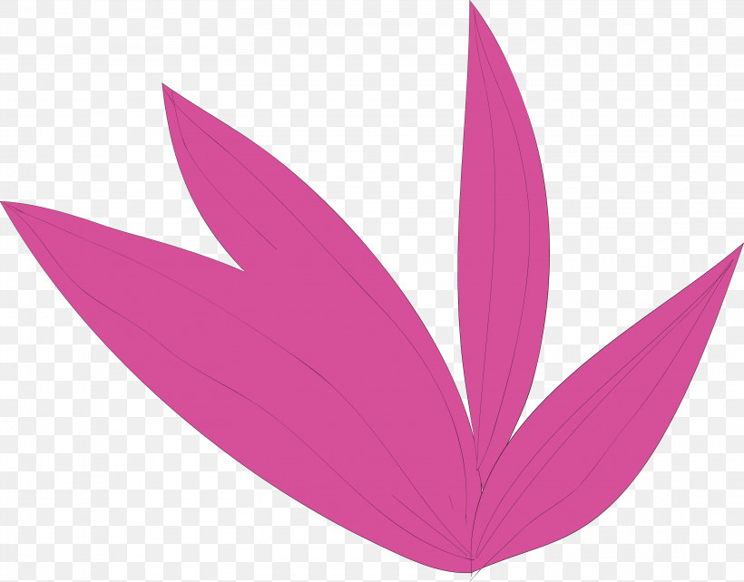 Simple Leaf Simple Leaf Drawing Simple Leaf Outline, PNG, 3228x2529px, Simple Leaf, Biology, Leaf, Meter, Pink M Download Free