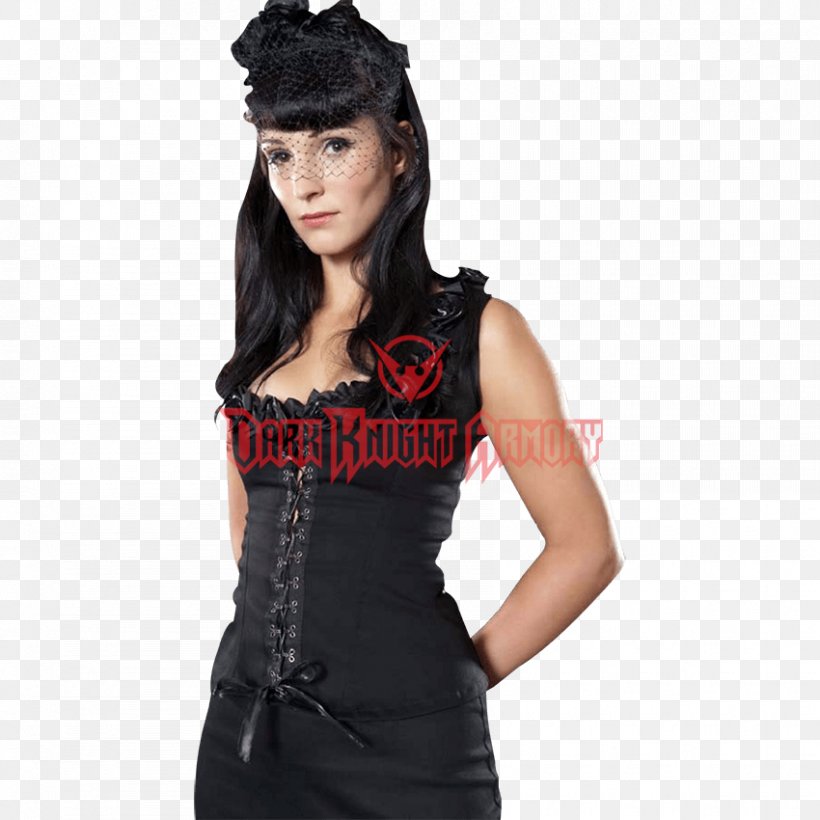 Blouse Top Steampunk Goth Subculture Cocktail Dress, PNG, 850x850px, Blouse, Chain, Cocktail, Cocktail Dress, Corset Download Free