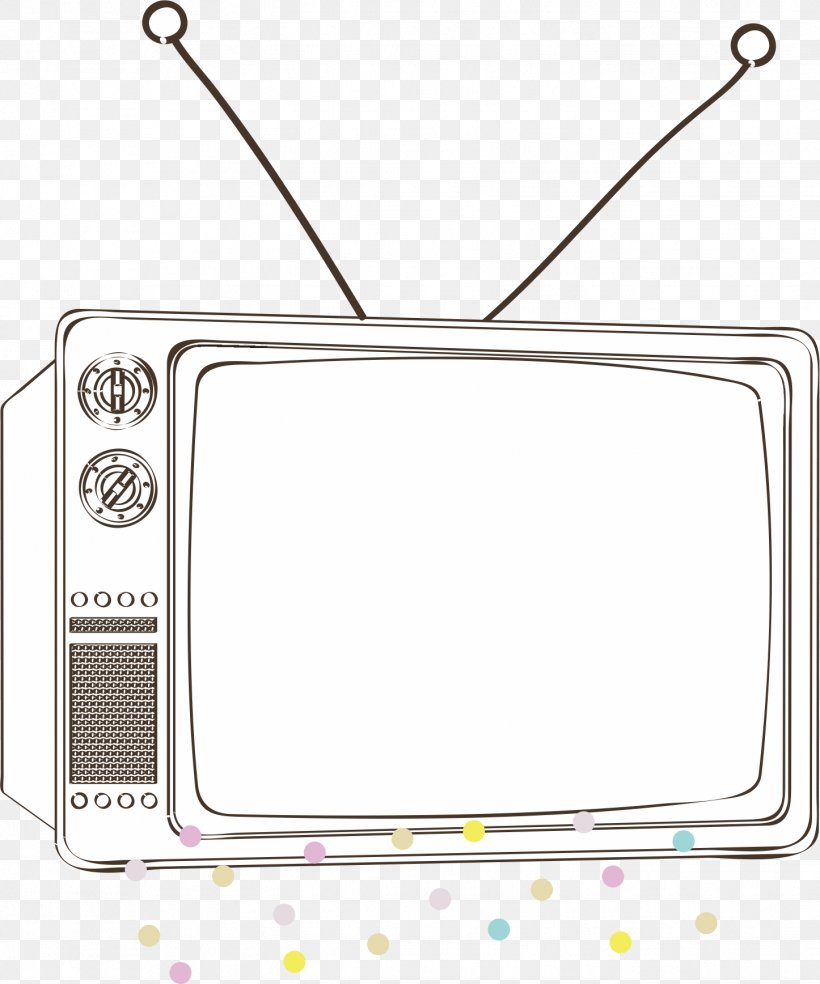 Cartoon Television Black And White, PNG, 1446x1736px, Cartoon, Area, Black And White, Drawing, Media Download Free