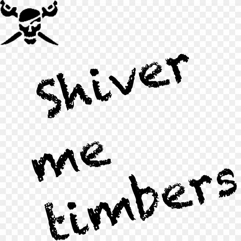 Numbers Shiver My Timbers Piracy Calligraphy, PNG, 2777x2777px, Numbers, Area, Art, Black, Black And White Download Free