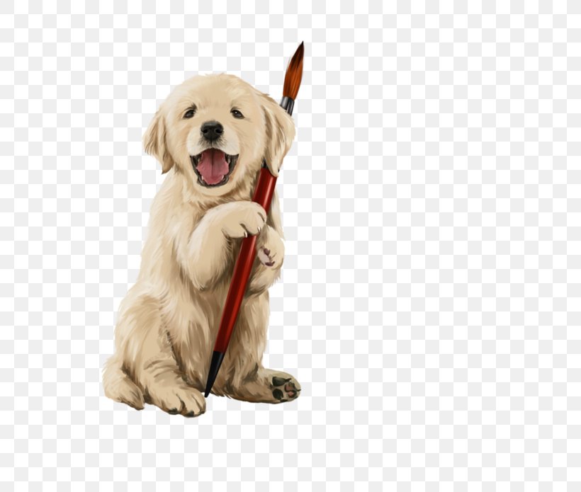 Labrador Retriever Golden Retriever Puppy Clip Art Illustration, PNG, 600x695px, Labrador Retriever, Art, Artist, Carnivoran, Companion Dog Download Free