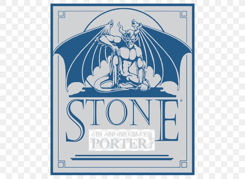 Porter Stone Brewing Co. Beer India Pale Ale Stout, PNG, 600x600px, Porter, Anniversary, Area, Beer, Blue Download Free