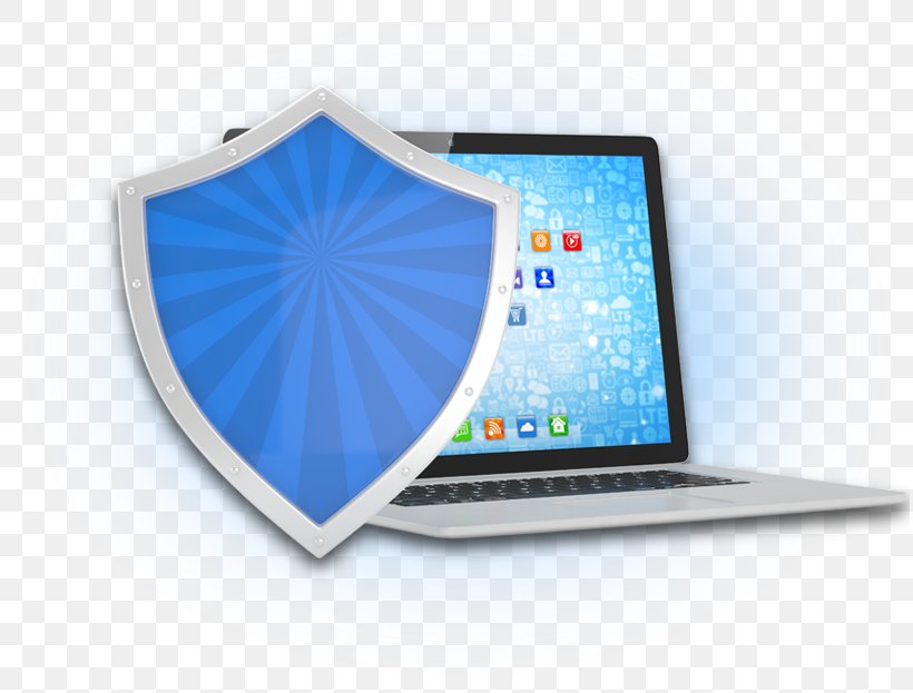 Antivirus Software Computer Security Endpoint Security Netbook Internet Security, PNG, 814x623px, Watercolor, Cartoon, Flower, Frame, Heart Download Free