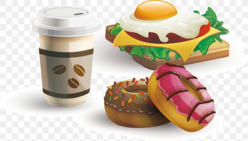 Ice Cream Coffee Fast Food KFC Doughnut, PNG, 914x519px, Ice Cream, Coffee, Cuisine, Dessert, Doughnut Download Free
