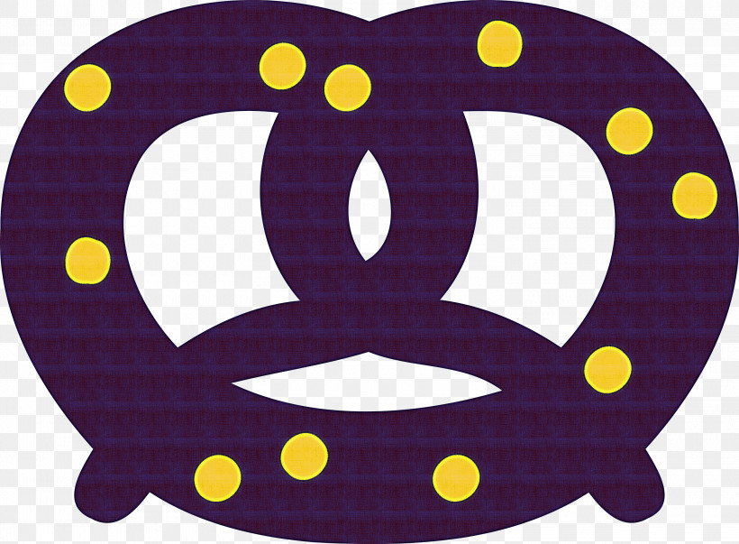 Pretzel Food, PNG, 3000x2207px, Pretzel, Circle, Food, Purple, Symbol Download Free