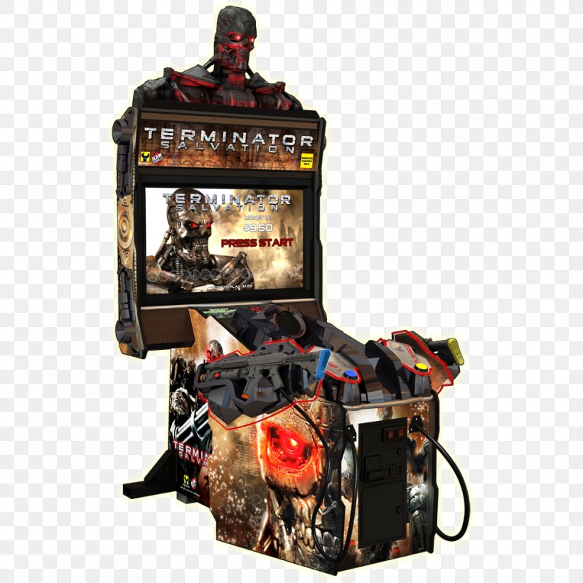 Terminator Salvation Arcade Game Video Game Amusement Arcade Raw Thrills, PNG, 1000x1000px, Terminator Salvation, Amusement Arcade, Arcade Game, Game, Machine Download Free