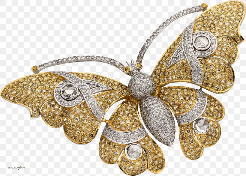 Diamonds Jewellery Gold Desktop Wallpaper, PNG, 2999x2148px, Diamonds, B Butterflies, Brilliant, Brooch, Butterfly Download Free