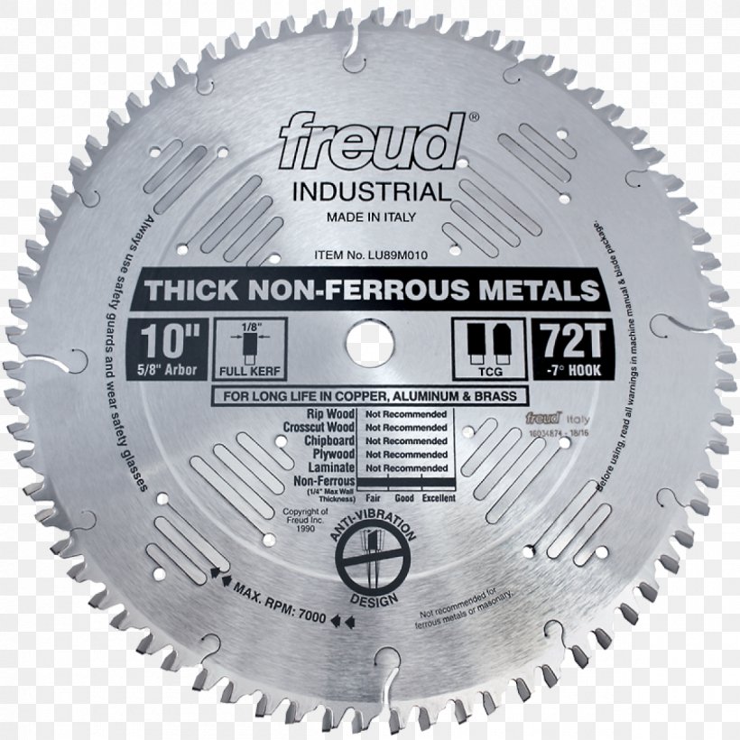 Freud Non-Ferrous Metal Blade Saw Cutting, PNG, 1200x1200px, Nonferrous Metal, Blade, Brand, Carbide Saw, Circular Saw Download Free