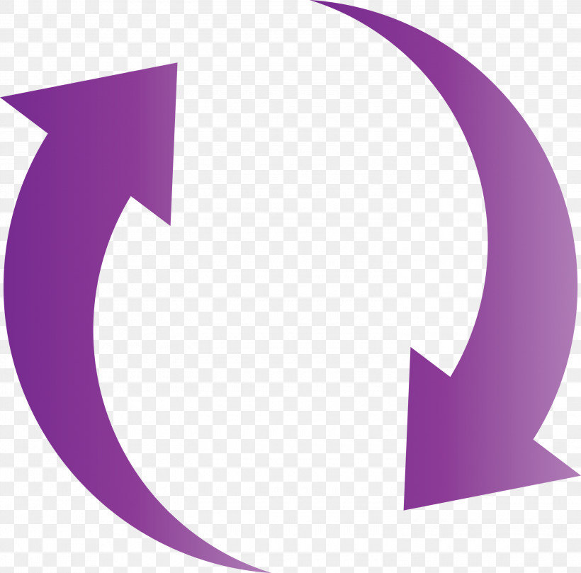 Reload Arrow, PNG, 3000x2960px, Reload Arrow, Circle, Crescent, Logo, Purple Download Free