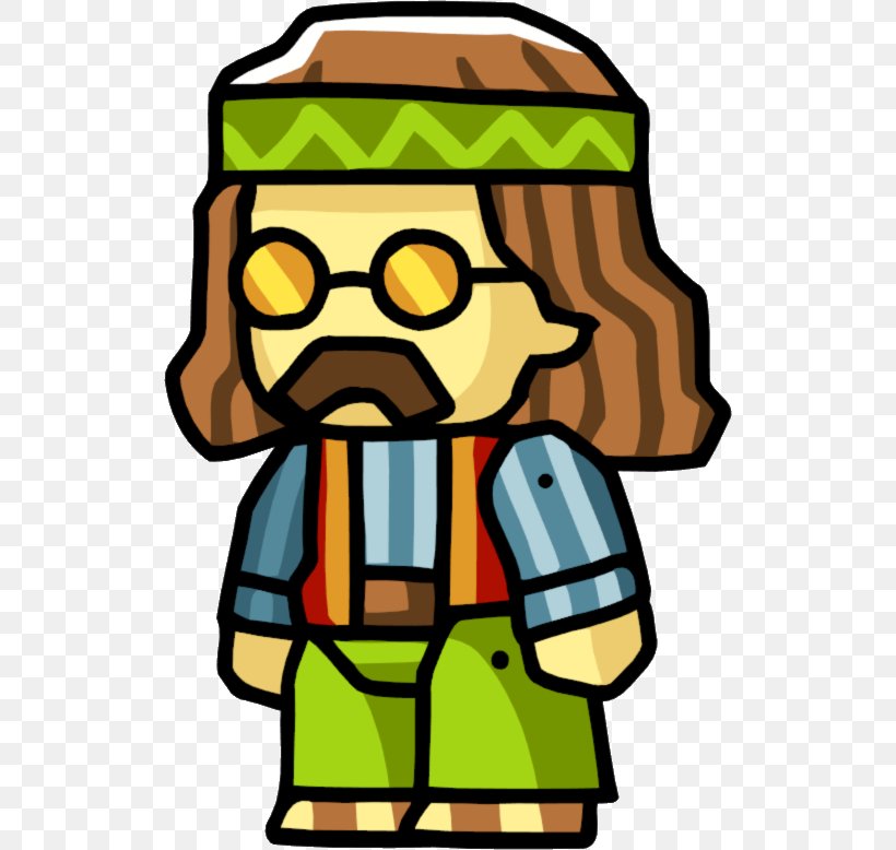 Scribblenauts Unlimited Hippie 1960s, PNG, 520x778px, Scribblenauts Unlimited, Artwork, Fandom, Fictional Character, Hippie Download Free