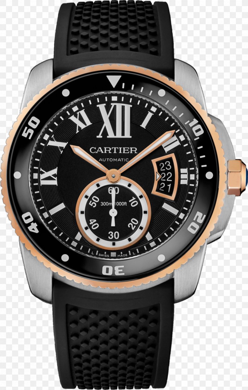Diving Watch Cartier Calibre De Cartier Diver Automatic Watch, PNG, 2000x3150px, Watch, Automatic Watch, Bracelet, Brand, Cartier Download Free