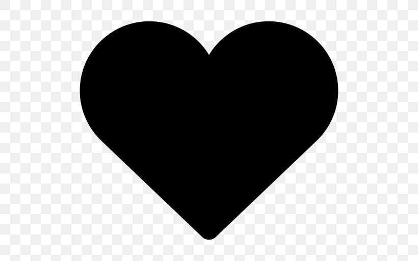 Heart Shape, PNG, 512x512px, Heart, Black, Black And White, Flat Design, Line Art Download Free