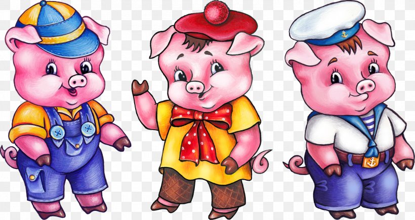 The Three Little Pigs Fairy Tale Goldilocks And The Three Bears Domestic Pig Little Red Riding Hood, PNG, 1600x851px, Three Little Pigs, Art, Cartoon, Child, Coloring Book Download Free