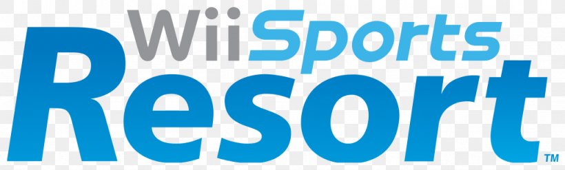 Wii Sports Resort Wii MotionPlus Wii Remote, PNG, 1024x309px, Wii Sports, Area, Blue, Brand, Logo Download Free