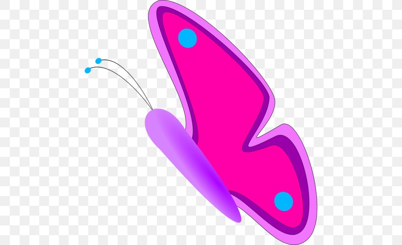 Butterfly Clip Art, PNG, 500x500px, Butterfly, Animation, Drawing, Fish, Graphic Arts Download Free