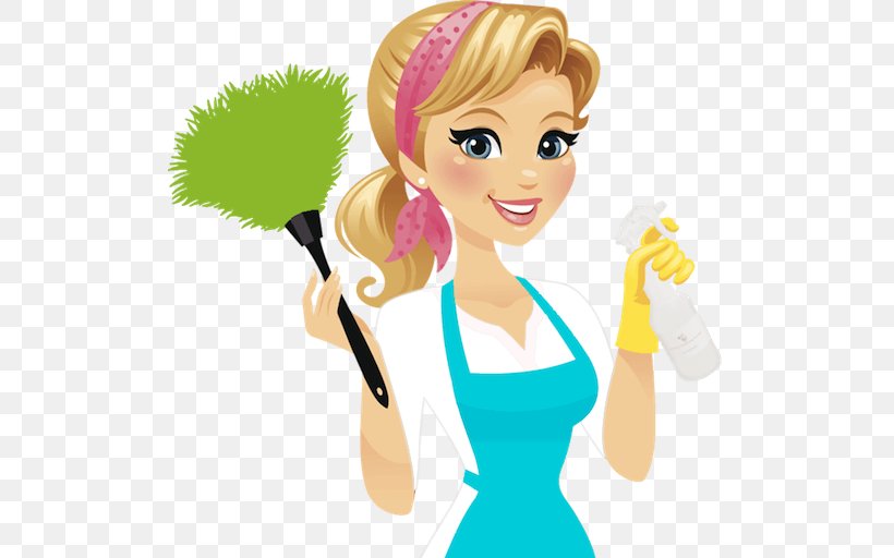 Cleaner Maid Service Cleaning Housekeeper Clip Art, PNG, 512x512px, Watercolor, Cartoon, Flower, Frame, Heart Download Free