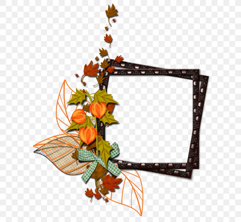 Floral Design Cut Flowers Picture Frames Clip Art, PNG, 613x757px, Floral Design, Autumn, Branch, Common Sunflower, Cut Flowers Download Free