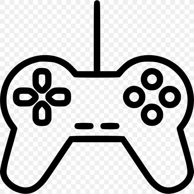 Video Games Multimedia Clip Art, PNG, 980x982px, Video, All Xbox Accessory, Area, Black And White, Computer Download Free